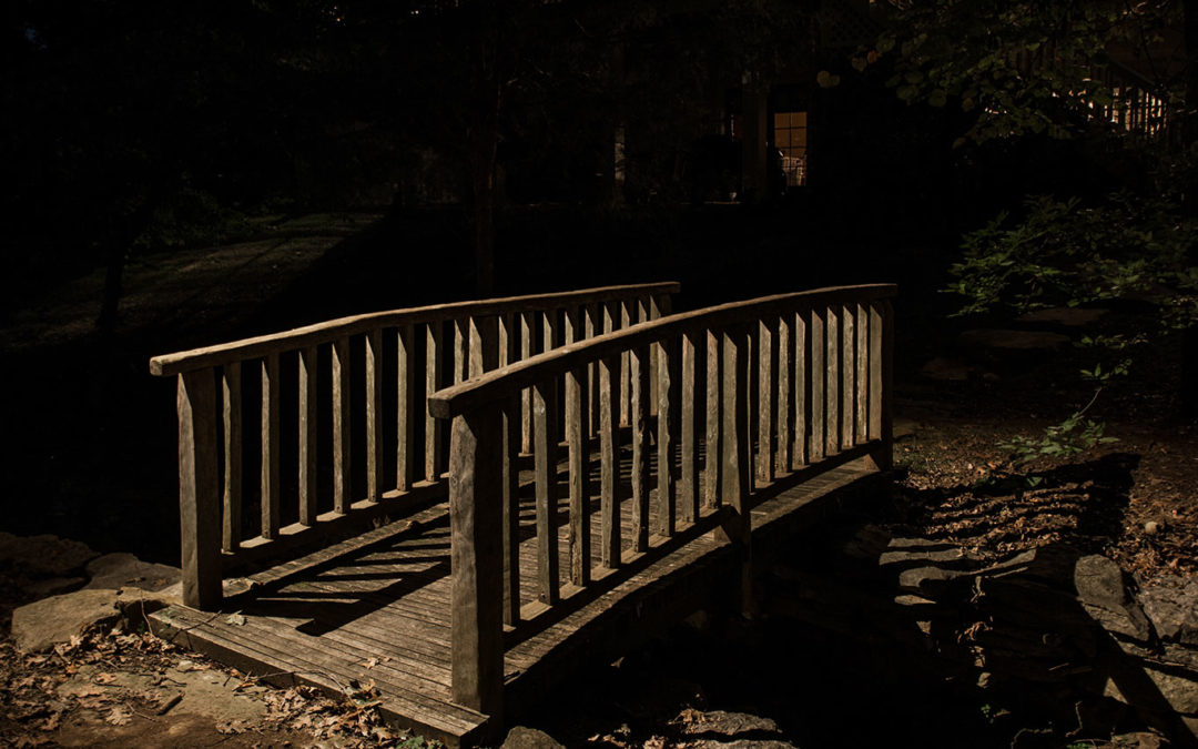 downlighting bridge in Brentwood, TN