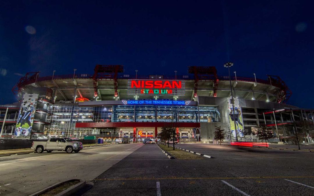 Nissan Stadium Christmas Lights