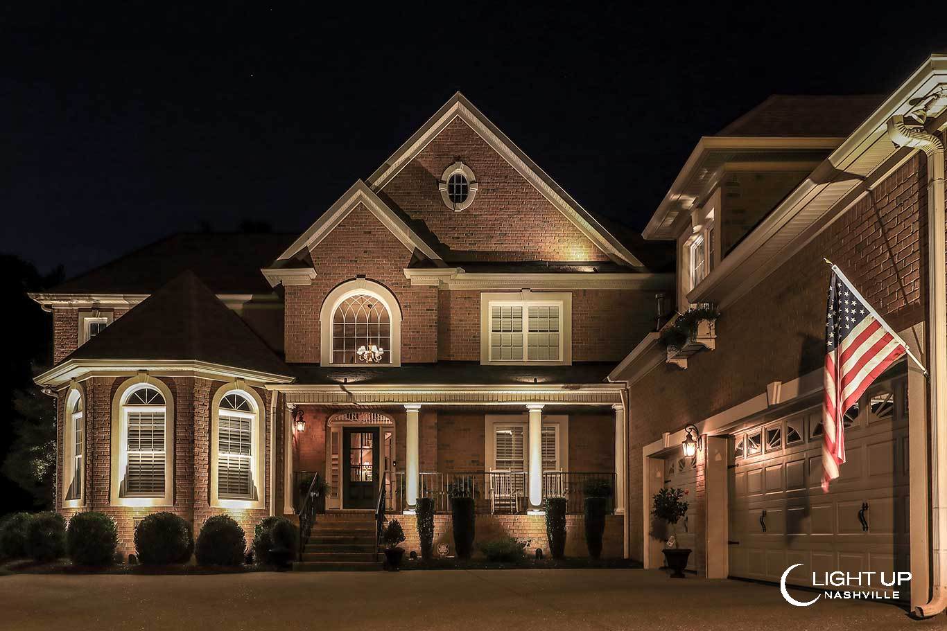 Outdoor lighting in Hendersonville