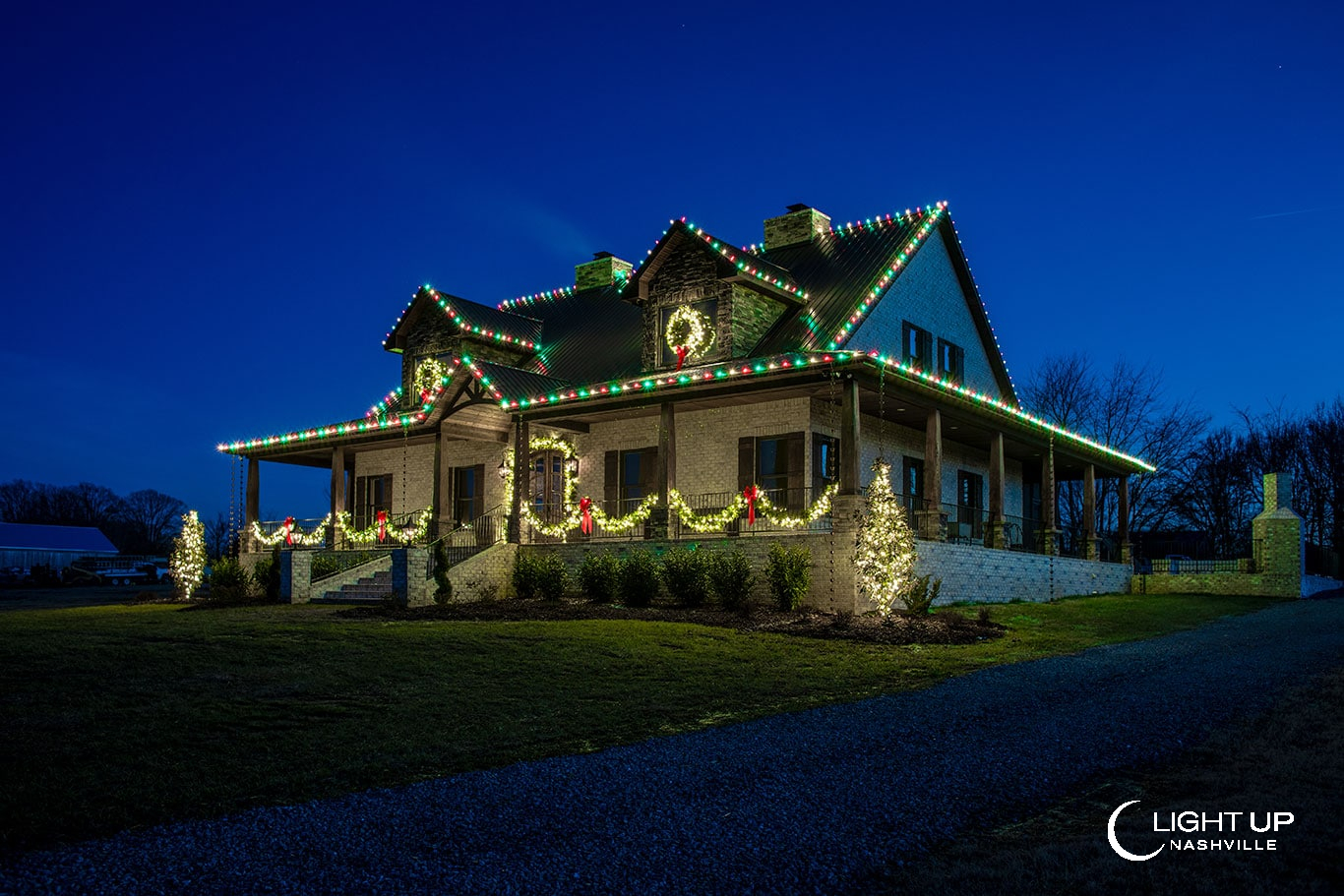 Home Christmas Lighting in Nashville