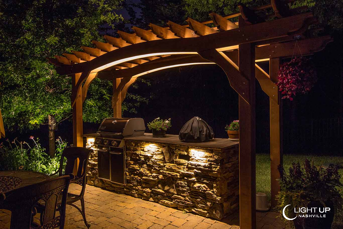 Outdoor Pergola Lighting in Nashville